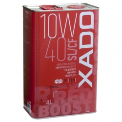 XADO Atomic Oil 10W-40 SL/CF RED BOOST. pussintētiska